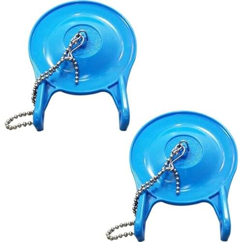 2 Pack Toilet Flapper Replacement 3 Inch Flapper Replacement Water Saving, High Performance, Easy to Install Blue Color