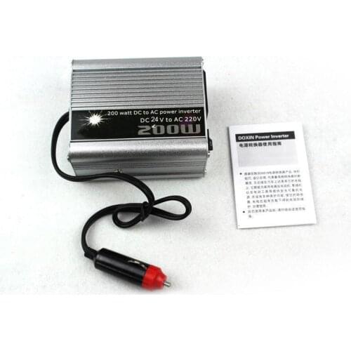 Auto converter Modified Sine Wave Car Accessories Inverter DC 12V to AC 220V 200W Car voltage transformer USB Charger