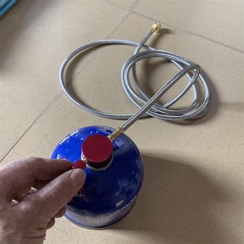 Outdoor Gas Stove Refill Adapter Hose Tank Furnace Connector Party