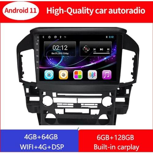 For Lexus RX300 1997-2003 Android 10 Car Radio Multimedia Video Player Navigation GPS 6GB Ram 128GB Rom Autoradio Stereo HU