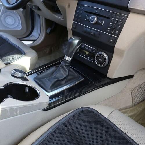 ABS Car Center Console Decoration Strips Trim Accessories For Mercedes benz GLK Class X204 2008-2015