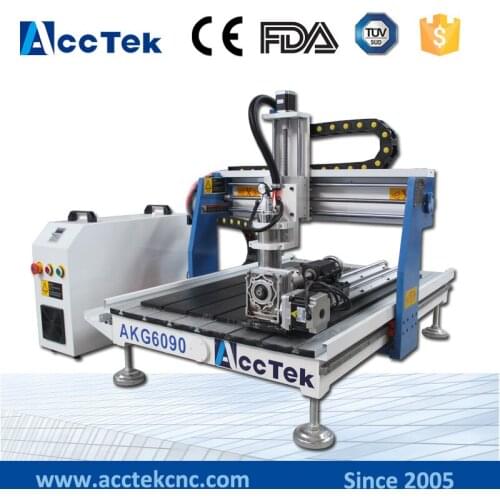 Wood working machinery AKM6090 cnc router 1.5kw water cooling mini cnc 6090 router mini cnc milling machine