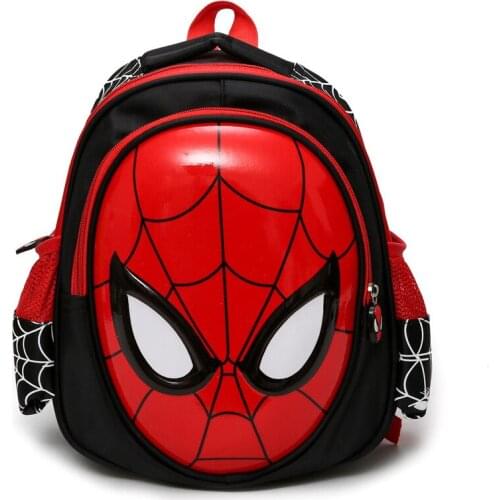 Disney 2021 Children Backpacks Super Heroes Spiderman School Bag 3D Baby Boys Backpack Kids Children Cartoon School Bags