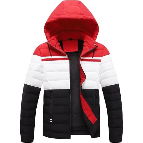 DIJIABONNY Men's Parkas With A Hood