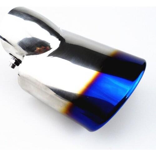 Stainless Steel Exhaust Pipe Silencer Tail Throat For Cruze/Ford/Kia/Mitsubishi Outlander 2013-2019 Outlander Auto Parts