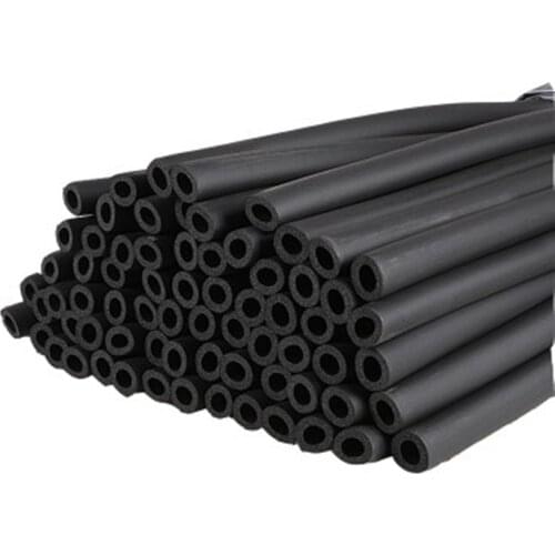 Sponge Rubber Pipe Thermal Insulation Tubular Pipeline Holder ID 6 10 13 16 20 25 32 40 50 63 75 90 110 x 7 9 15 20mm 1.6-1.8m
