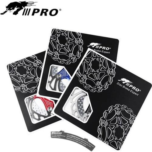 IIIPRO MTB Bicycle Disc Brake Floating Rotor 7075 AL Stainless Steel Mountain Road Bike Six Disc Nail for bike parts