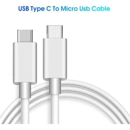 KEBIDU USB C to Micro USB Cable Male to Male Micro B USB Type C Cord PD Cable Compatible for MacBook iMac Pro Chromebook Pixel