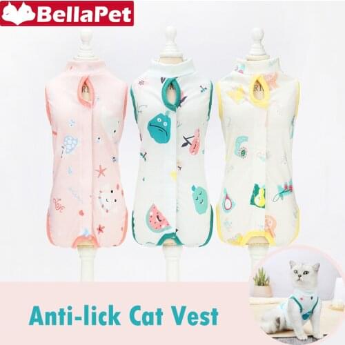 Summer Cat Clothes Pet Clothing for Cats Clothes Accessories Cute Sphinx Cat Clothes Spaying Anti-lick Vest Neutering Weaning
