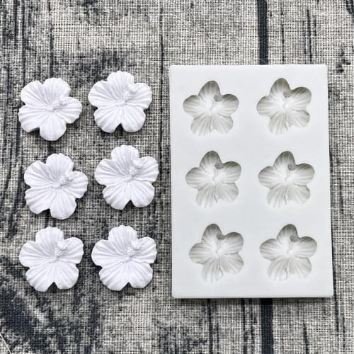 Mini Rose Flower Silicone Sugarcraft Mold Cookie Cupcake Chocolate Baking Mold Fondant Cake Decorating Tools