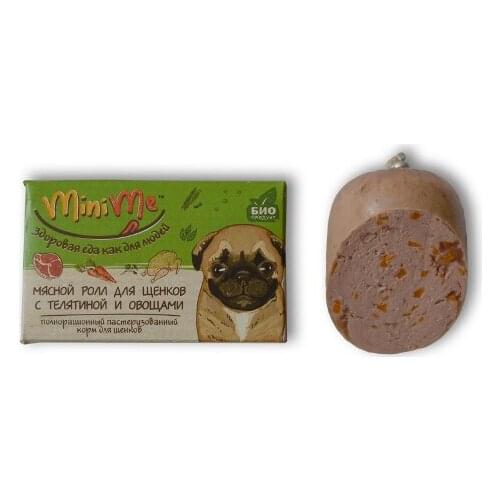 MiniMe Мясной ролл для щенков всех пород (с телятиной и овощами)