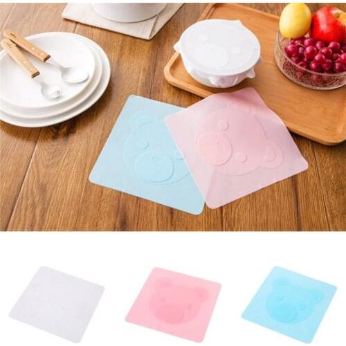 Multi-functional Food Cover Reusable Cling Film Table Placemat Coaster Kitchen