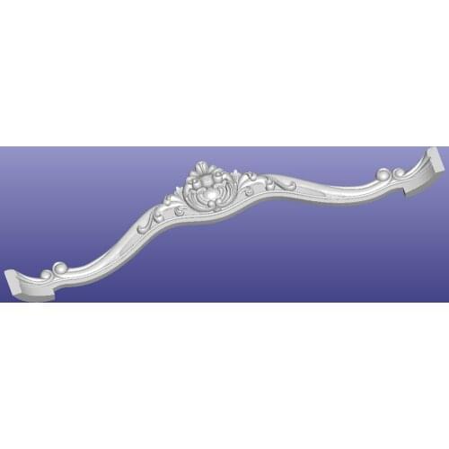 3D STL model for CNC Router mill relief carving furniture design sofa bed part pattern 308