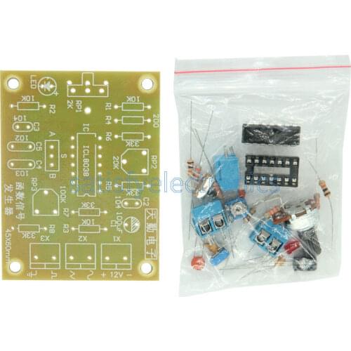 ICL8038 Monolithic Function Signal Generator Module DIY Kit Sine Square Triangle