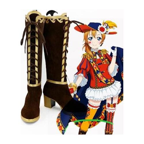 Love Live Maki Nishikino Ellie Cosplay Boots Halloween Party Cosplay Show Boots Custom Made for Adult Women Shoes Accessories