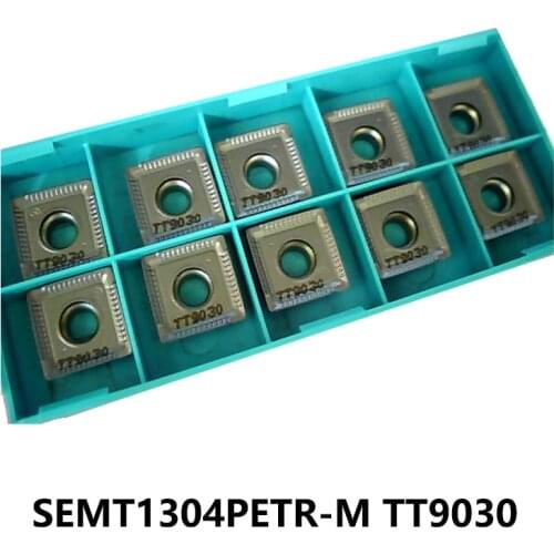Original SEMT1304PETR-M TT9030 TT9080 TT8020 Carbide Cutting Inserts SEMT1304 PETR Milling Cutter SEMT 1304 PETR Turning Tool