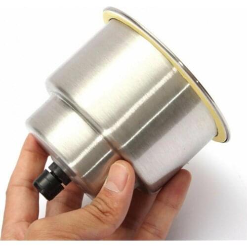 Silver Color Excellent Boat Cup Holder with Drain Supplies Lightweight Cup Insert Holder High Durability for Boat