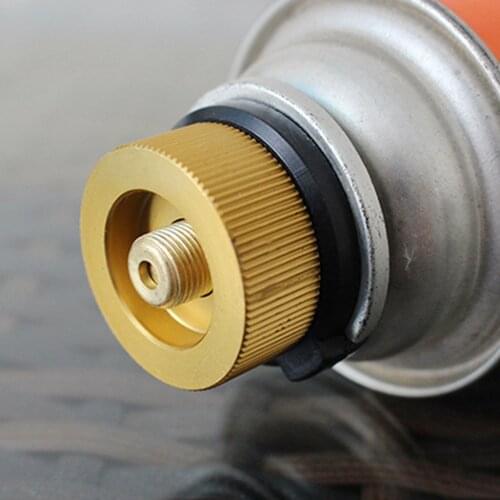 Outdoor Camping Stove Head Round Converter Aluminum Alloy Burner Conversion Head Adapter