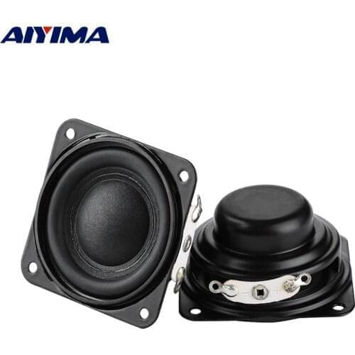 AIYIMA 1.5 INCH 4 Ohm 5/10W Mini Portable Speaker 40mm Full Range Long Stroke Bass Stereo Ultra-Thin Loudpeaker for Home Theater