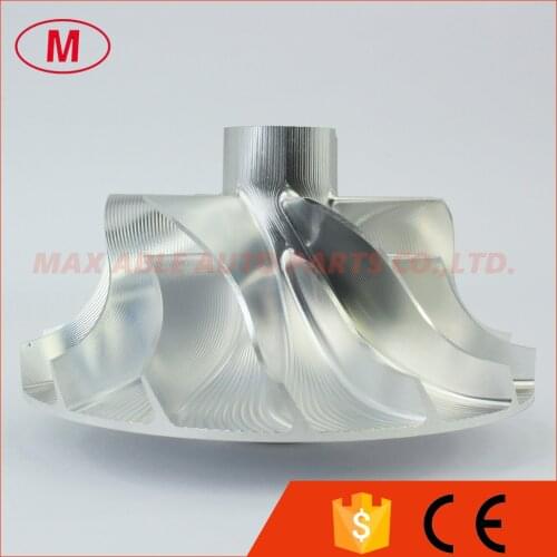 S2B 314767 52.07/76.18mm 7+7 blades point milling Turbo milling/aluminum 2618/billet compressor wheel for SA6D108 Komatsu WA300