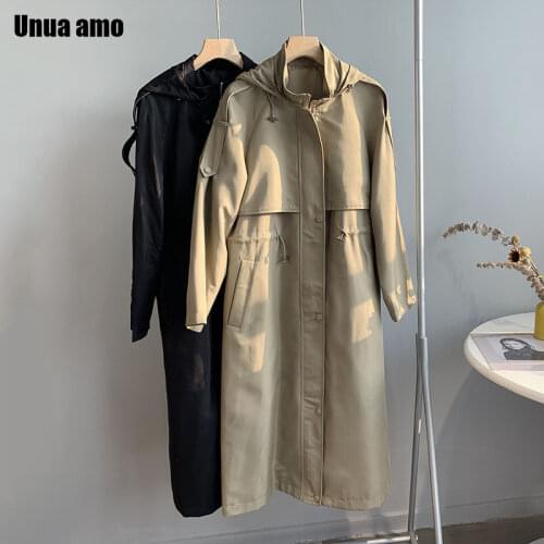 Unua amo Women's Raincoats With A Hood