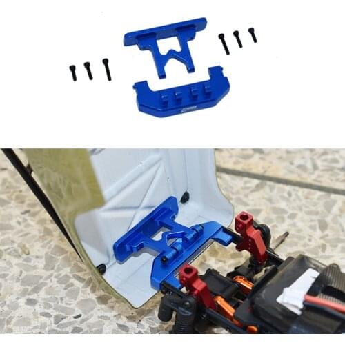 Aluminum alloy rear bumper + rear car shell mount FOR AXIAL-1/24 4WD SCX24 DEADBOLT AXI31614