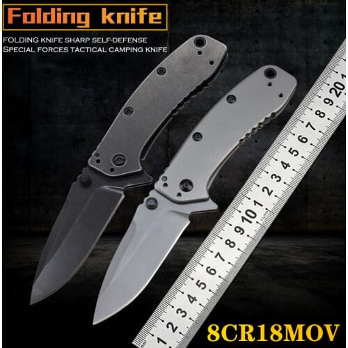 1556 folding knife combat knife outdoor camping survival knife EDC pocket tool self-defense knife high hardness portable knife