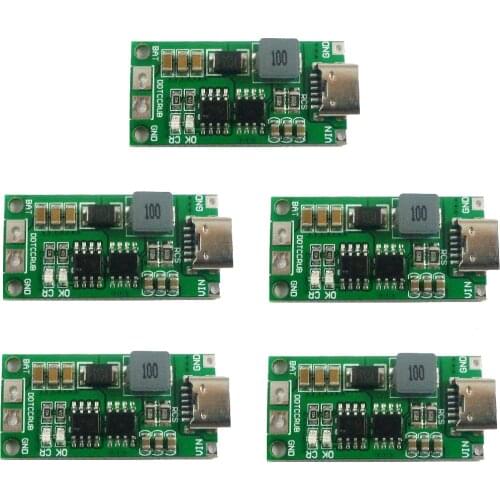 5pcs 2/3/4-Cell Step-Up Boost 7.4V 11.1V 14.8V Li-Po Li-Ion 18650 lithium battery Charger DC 3.7V 5V To 8.4V 12.6V 16.8V