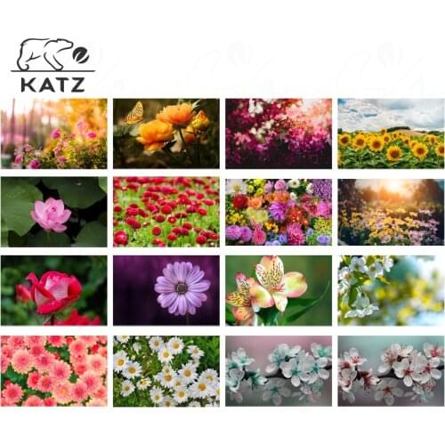 Pear Flower Daisy Lotus Diamond Painting Cross Stitch Kits Diy Handmade Home Decoration Modern Flower Embroidery Diamond Mosaic