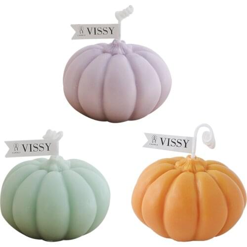 Aromatheraphy Candle Gift for Halloween Pumpkin Shaped Scented Candle Party Supplies Decoration