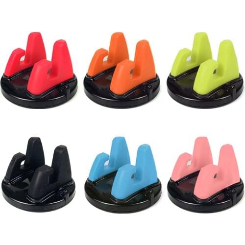 360 Degree Car Phone Holder Dashboard Sticking Mobile Phone Holder Stand Mount For Less 6 inch Phone Desk Stand Support Bracket