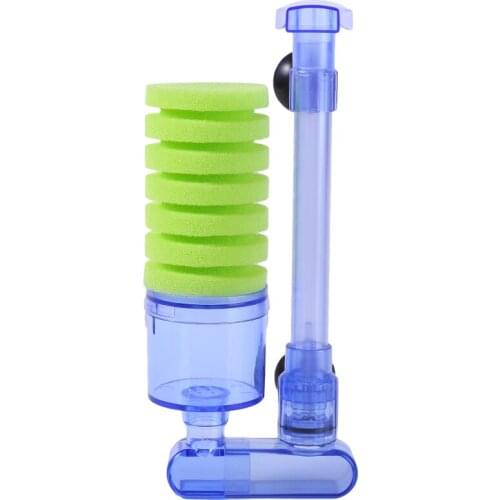 Aquarium Fish Tank Biochemical Sponge Filter Air Pump Double Head With/ Suction Cup Aquarium Accessories Air Pump Filter New