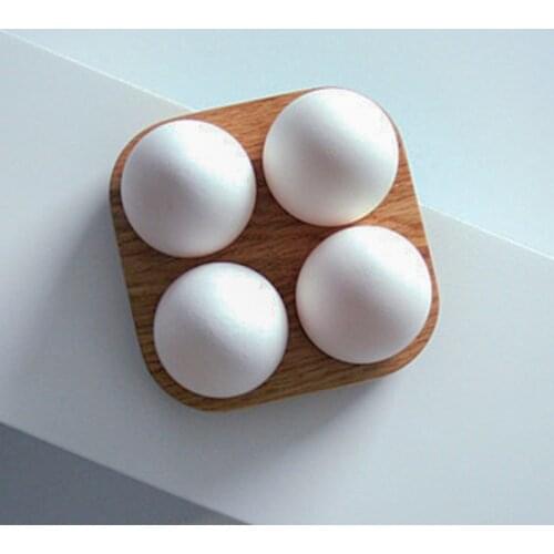 Wooden Egg Storage Box Acacia Wood Egg Storage Box Refrigerator Storage Rack Wooden Wood Kitchen Storage