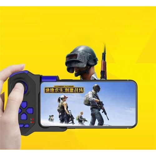 For PUBG One-handed Gamepad Mobile Game Controller 3D Rocker Joystick for iphone Android Tablet Built in 400mAh lithium Battery