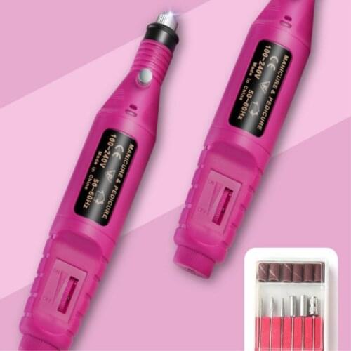 Nail drill electric professional remove old cocoon art pen polish nail pedicure nail file nail tool