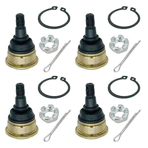 JDLLONG Pack of 4 Ball Joint for Yamaha 5LP-23579-00-00 Raptor 700 YFM700 for Suzuki 52440-21812-YD8 Quadsport Z250 Upper Lower