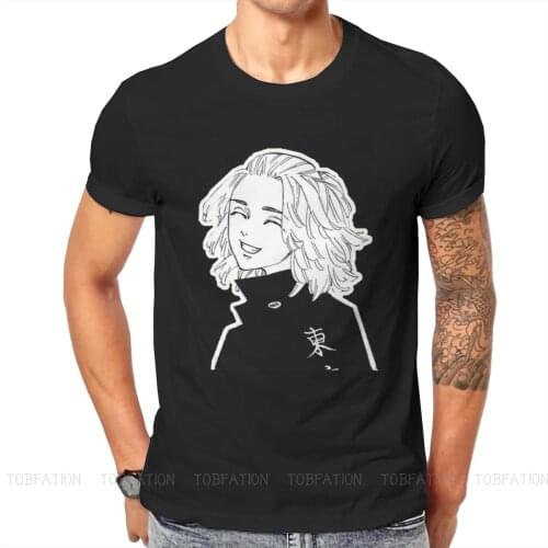 Smile Tokyo Revengers Anime T Shirt Vintage Grunge Big size Crewneck TShirt Big sales Harajuku Mens Tops