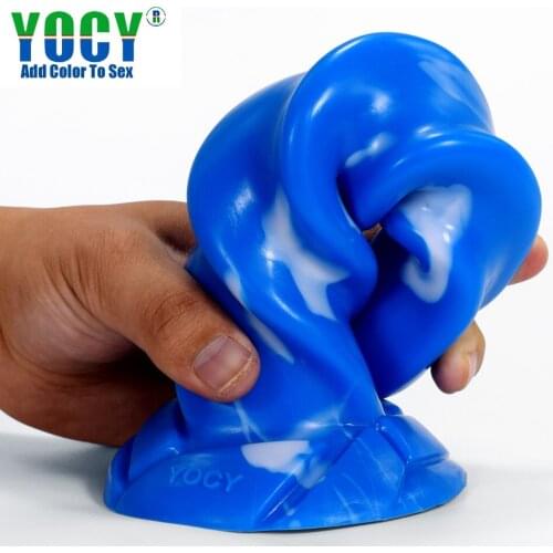 Male Prostate Massager Anal Sex Toys for Men Women Liquid Silicone Anal Plug Anal Expansion Dildo G Spot Masturbators Sex Shop