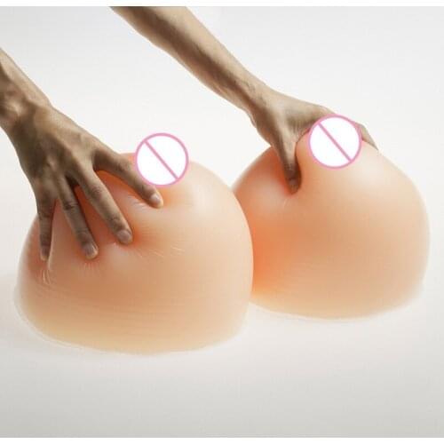 New Big Silicone Breast Forms Realistic Soft Fake Boobs Crossdresser Postoperative Drag Queen Transvestite Mastectomy Bra