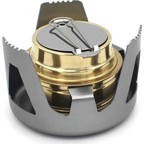 Portable Mini Spirit Burner Alcohol Stove For Outdoor Hiking Camping