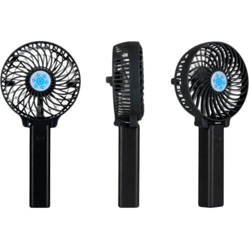 Portable Hand Fan USB Rechargeable Foldable Handheld Mini Fan Cooler 3 Speed Adjustable Cooling Fan for Outdoor Travel