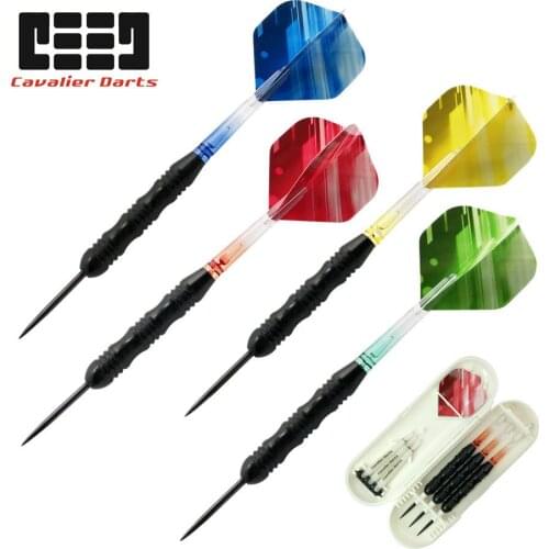 Professional Competition-grade Hard Steel Tip Dart Set 3 Pcs/set of 22 G Keel Dart with Gradient Crystal Rod Colorful Dart Wing