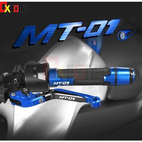 Motorcycle Brake Clutch Levers Handlebar Hand Grips Ends For Yamaha MT01 MT 01 MT-01 2004 2005 2006 2007 2008 2009 Accessories