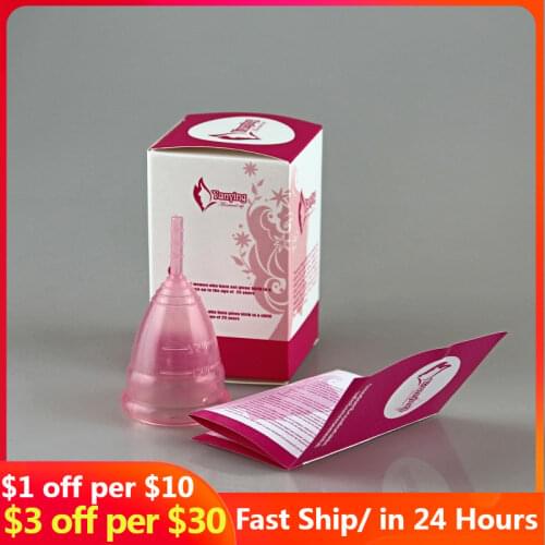 Silicone Menstrual Cup Menstrual Cup Portable Aunt Cup Menstrual Care can replace sanitary napkin cotton moon cup