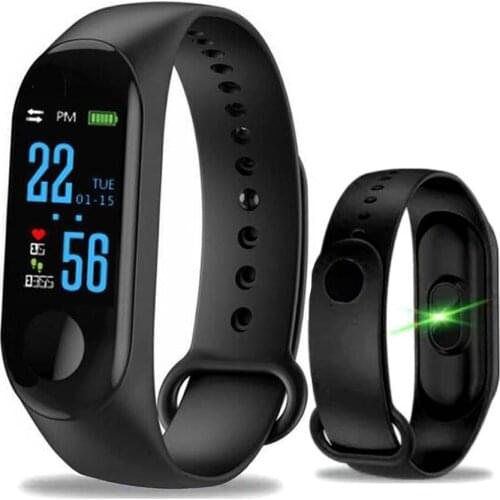 M3 Plus Smart Bracelet Heart Rate Blood Pressure Sleep Waterproof Smart Watch M3 Pro Bluetooth Watch Wristband Fitness Tracker