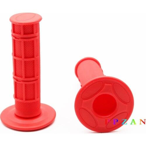 Universal Soft HALF WAFFLE Rubber 7/8" Pro Hand Grips Throttle Handle Bar ATV MX Dirt Pit Bike Motor Motorcycle PPZAN New