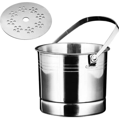 Stainless steel thickened ice bucket BAR KTV champagne bucket ice bucket ice cube bucket beer bucket tiger head ice bucket red w