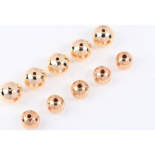 50-100Pcs 8 10mm Platic Faceted Charms Beads Diy Handicraft Bracelet Accessories Loose Spacer Beads For Jewelry Making Supplies