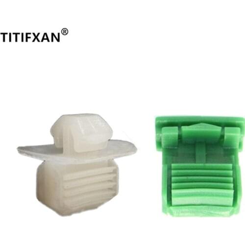 10PCS Car door pillar A/ B/ C decorative panel trim plastic fasteners cilps for Volkswagen Passat Golf 4 Lavida Bora