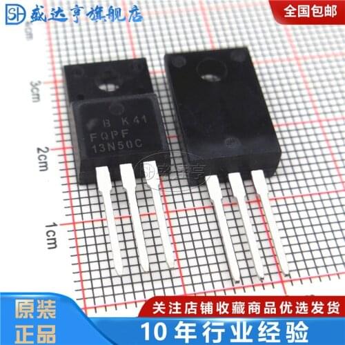 10Pcs/Lot FQPF13N50C 13A 50V TO220F DIP MOSFET Transistor NEW Original In Stock